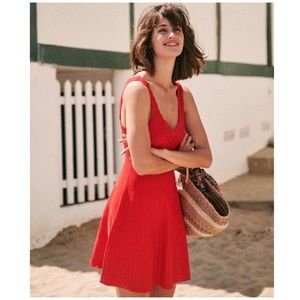 SÉZANE Jasmine Mini Dress - Rouge
